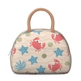 thumbnail image 2 of Reusable Thermal Lunch Bag Lunch Box for Women Men,Marine Adorable Crab Zipper Closure Lunch Tote Small Leakproof Cute Lunch Cooler with for Supermarket Shopping, 2 of 7