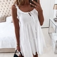 thumbnail image 2 of Vestido HUOGUO Minivestido de verano con hombros descubiertos para mujer, 2 of 5