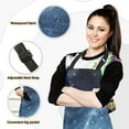 thumbnail image 2 of Snow Mountain and Stars 5 Pcs Kitchen Set Heat Resistant Oven Mitts and Non-Slip Pot Holders with Adjustable Cooking Apron, 2 of 6