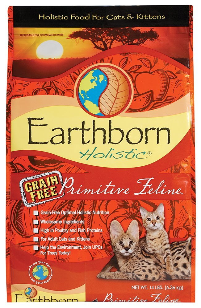 Earthborn Holistic Grain-Free Primitive Feline Natural Dry ...