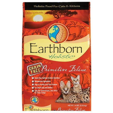 Earthborn Holistic Grain-Free Primitive Feline Natural Dry ...
