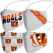 Cincinnati Bengals Fanatics Branded Adult Variety Face Covering 4-Pack