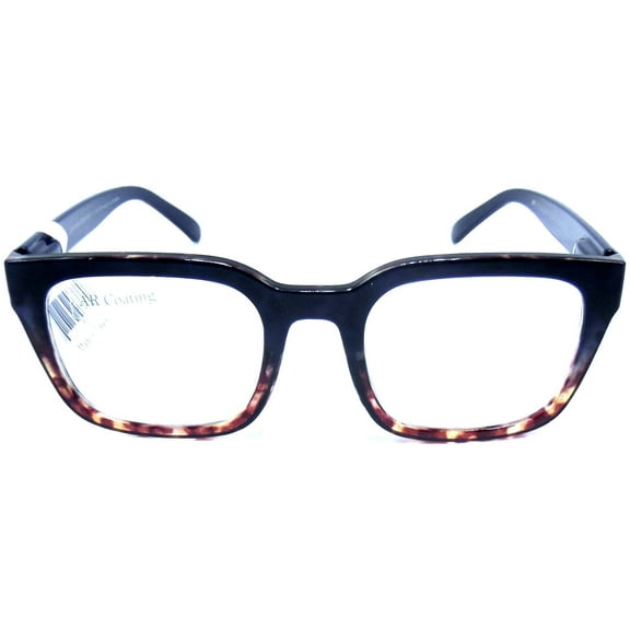 READING GLASSES 2.25 Fashionable Plastic Women Designer Style Ladies EYEGLASSES Blue to Tort