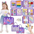thumbnail image 1 of Juguetes Montessori Busy Board Esjay para niños pequeños con 10 actividades, 1 of 6