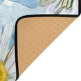 thumbnail image 4 of Daisy Flower on Blue Stripe Area Rugs Soft Non-Slip Floor Mats Large Nursery Carpets Doormat for Living Room Bedroom Hotel Decor 63"x48", 4 of 7