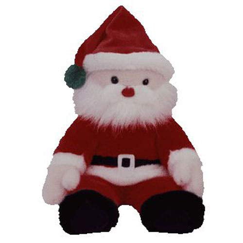 Singing Holiday Stuffed Santa Toy Plays Claus Coming to Town Christmas Song 9" 