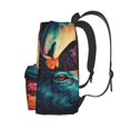 thumbnail image 3 of Disketp Colorful Flower Goat Mochila Escolar de Gran Capacidad y Peso Ligero, Mochila de Viaje Ideal para Escuela, Trabajo y Uso Diario, Cómoda y con Estilo, 3 of 8