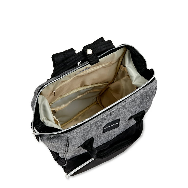 Gray Black MODERNISME Backpack Diaper Bag Walmart