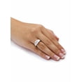 thumbnail image 3 of PalmBeach Jewelry 3.72 TCW Princess-Cut Cubic Zirconia Solid 10k White Gold Ring, 3 of 6