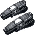 thumbnail image 1 of Juego de 2 soportes para gafas de sol de color negro, con clip para gafas de sol o tarjetas, 1 of 5