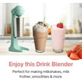 thumbnail image 5 of Milkshake Maker Machine – Electric Milkshake blender & Milk Frother – Restaurant Quality Smoothie Maker – Easy Clean Milkshake Mixer - 2 Speed Drink Blender with 16.9 oz. Stainless Steel Blender Cup, 5 of 6