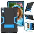 thumbnail image 3 of Mignova pour Lenovo Tab P11 Pro Étui pour Tablette, Antichoc Résistant aux Chocs Robuste (avec Support) Étui Hybride pour Lenovo Tab P11 Pro 11,5 Pouces (Modèle : TB-J706F/J706L) + Protecteur d'Écran (Noir/bleu, Lot de 2), 3 of 6