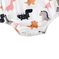 thumbnail image 5 of Toddler Kids Baby Girls Summer Clothes Dinosaur Print Romper, 5 of 5