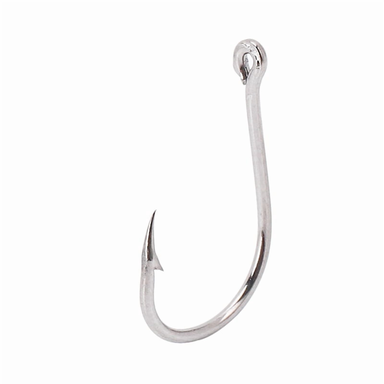 2500Pcs Mixed Size 3-12 High Carbon Steel Carp Fishing Hooks Pack with Hole with Retail Box Jigging Bait