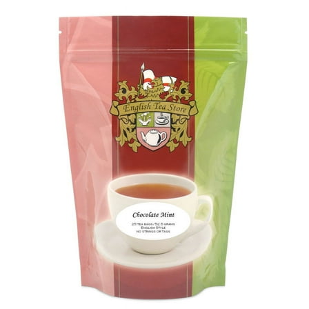 Chocolate Mint Flavored Black Tea - Tea Bags - 50 count