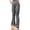 Dark Gray, variant on Womens Flared Leggings Casual Stretch High Waist Fold Over Athletic Yoga Dance Pants Lounge Workout Activewear