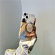 thumbnail image 2 of Compatible con iPhone 13 Funda con función atril giratoria 360, Sunset Beach Palm Trees, carcasa protectora de cuerpo completo a prueba de golpes con parachoques de TPU suave y parte trasera de polic JAMW Sencillez, 2 of 5