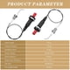 thumbnail image 5 of Kit de Encendedor Piezoeléctrico de Propano de 8 Piezas con Cable de Enchufe de Encendido de Electrodo de Cerámica Roscado de 30 cm para Parrilla de Gas, 5 of 5
