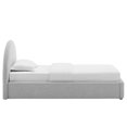 thumbnail image 4 of Platform Bed Frame, Twin Size, Grey Gray, Fabric, Bedroom, Modern Contemporary HB36777, 4 of 9