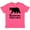 Vintage Hot Pink, variant on Inktastic Bozeman, Montana Black Bear Silhouette Youth T-Shirt