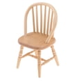 thumbnail image 4 of 2Pcs 1/12 Dollhouse Silla con Respaldo de Listones de, 4 of 9