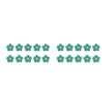 thumbnail image 1 of Advancent 10 piezas de parches de flores para planchar, prácticos parches bordados autoadhesivos, suministros de emergencia para DIY, Jeans, verde Type2 NO2 Advancent CBP233666, 1 of 6