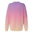 thumbnail image 5 of pbnbp Fall Sweater for Women 2023 Trendy Ombre Tie Dye Long Sleeve Pullover Casual Loose Fit Color Thin Crewneck Sweatshirts, 5 of 5