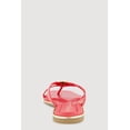 thumbnail image 3 of Women's Metallic Pendant Thong Slide Sandals, 3 of 3