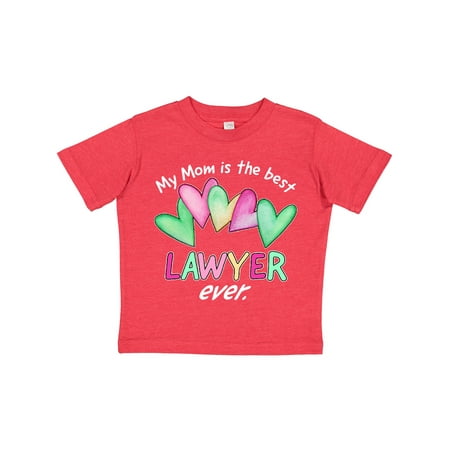 

Inktastic My Mom is the Best Lawyer Ever Gift Toddler Boy or Toddler Girl T-Shirt