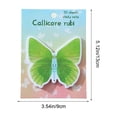 thumbnail image 3 of QuanTara 30pcs Butterfly Sticky Notes, Aesthetic Cute Memo Pads, Removable & No Residue, Thick Paper for Journals, Planners, Office & Home Decor, 3 of 6