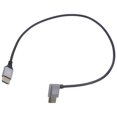 thumbnail image 2 of Video Cable Right Angle Male To Male Video Wire 8k Tv Coupler Computer Connector, 2 of 9