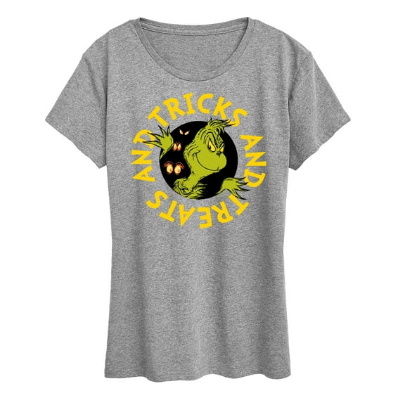 The Grinch - Tricks And Treats The Grinch - Women's Short Sleeve Graphic T-Shirt