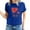 Dark Blue, variant on ICHUANYI Womens Valentine's Day Love Print Short Sleeve T-shirt Top Short Sleeve Crew Neck Top Shirt