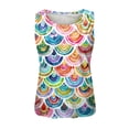 thumbnail image 4 of Cathalem T-Shirts Amples pour Femmes, Col Rond, Manches Courtes, Rose m, 4 of 4