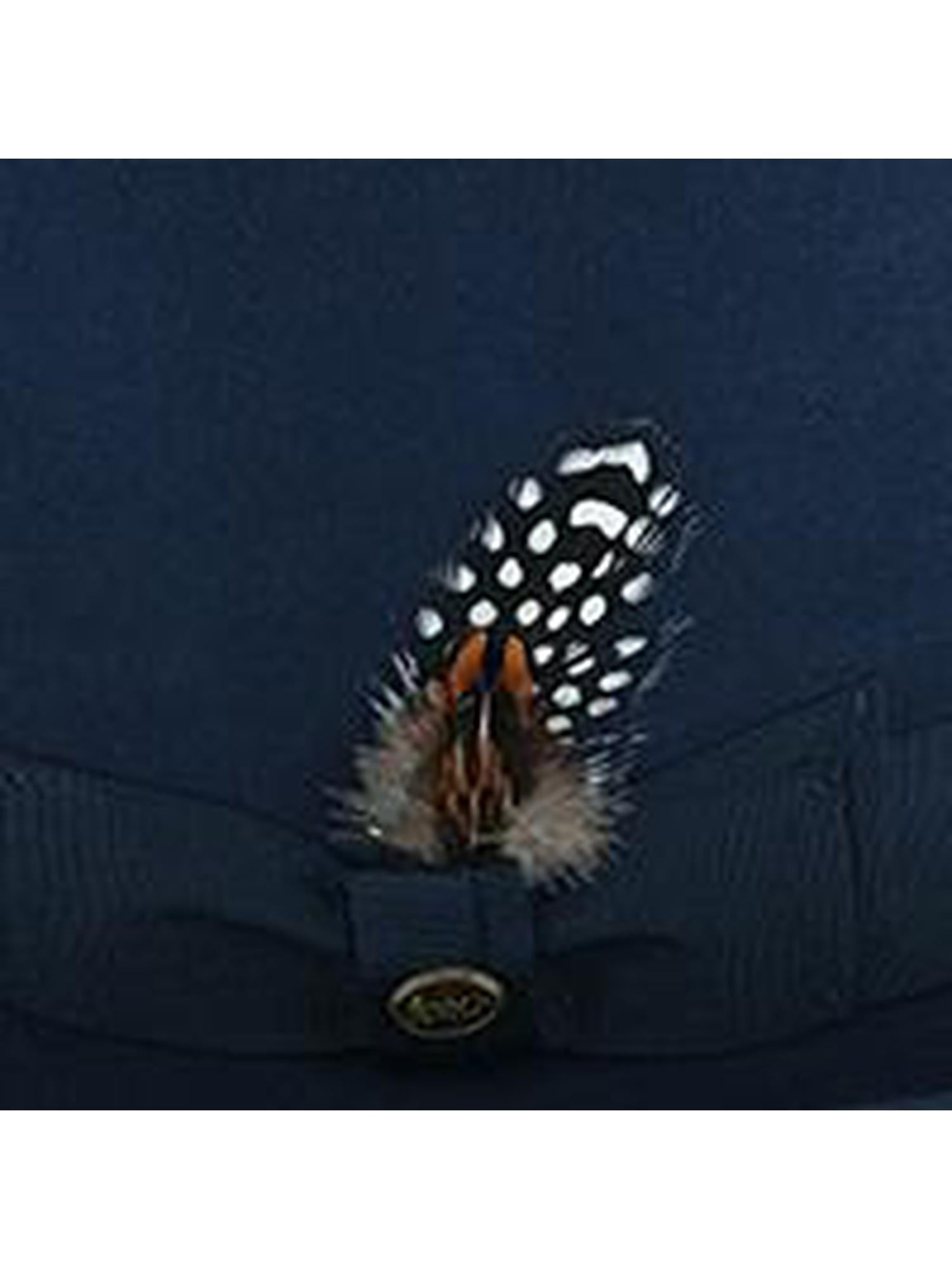 Epoch Hats Company  Wool Felt Homburg Godfather Hat with Feather (Men)