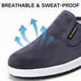 thumbnail image 3 of CHICVOMEY Mules for Men Closed Toe Canvas Slip on Non Slip Breathable Lightweight Casual Outdoor Walking Shoes, 3 of 7