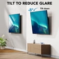 thumbnail image 5 of Pipishell Soporte de montaje en pared para TV inclinable con certificación UL de perfil bajo para la mayoría de televisores curvos planos LED LCD OLED 4K de 23 a 55 pulgadas de hasta 99 lb máx. VESA 4, 5 of 5