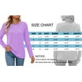 thumbnail image 5 of MOSHU 3 Pack T Shirts for Women Crew Neck Long Sleeve Womens shirts Casual Loose Fit Fall Tops, 5 of 8