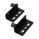 thumbnail image 3 of 2PCS Thickened Cabinet Black Stainless Steel More Reliable Pivot Door Hinges For Woofactors Such As Brightness Of Your, 3 of 10