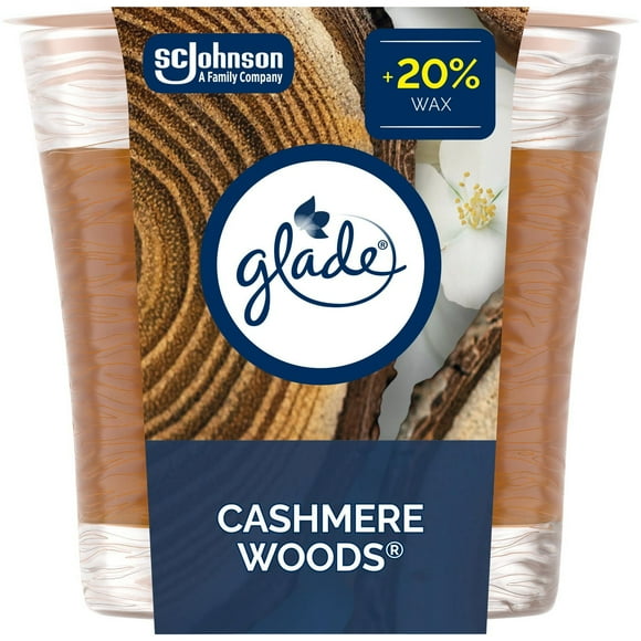 Glade® Chandelle parfumée, Bois de Cashmere