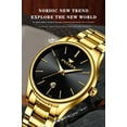 thumbnail image 6 of Men's Mesh Strap Quartz Student Watch, Ultra-Thin, Waterproof, with Night Light Function, Simple Style, 6 of 8