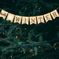 thumbnail image 3 of HINTRMENT 1Set Bunting Banner Jute Decorative Banner Christmas Party Hosts Families Porch Decoration, 3 of 8