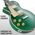 thumbnail image 4 of LyxPro 39" Left Hand Electric Guitar Kit for Beginner, Green, 4 of 6