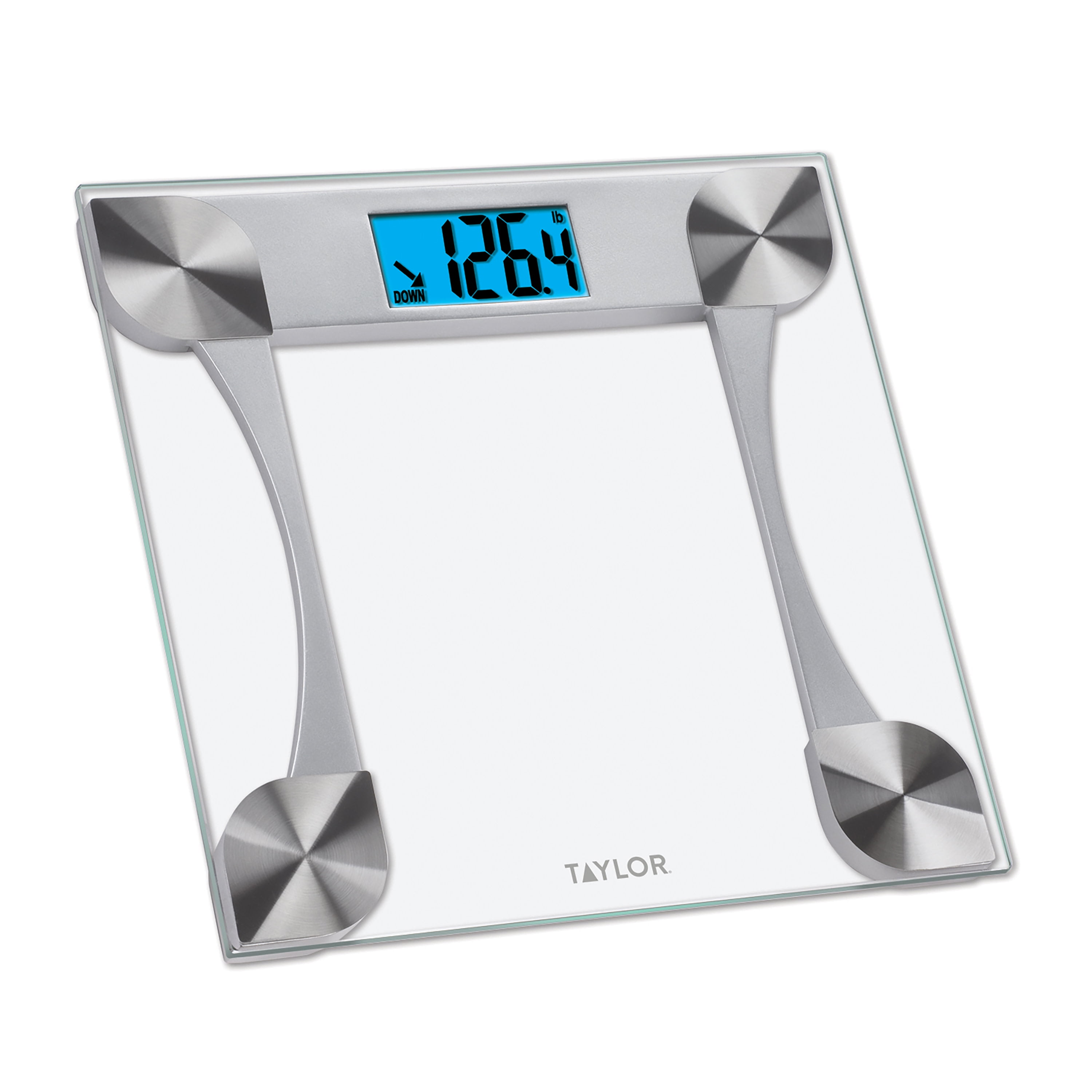 Taylor Glass Bathroom Scale - Clear, 1 ct - Fred Meyer