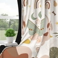 thumbnail image 6 of Boho Abstract Modern Blackout Window Curtains for Living Room,Thermal Insulated Curtains,52x84 Inch,Set of 2, 6 of 6