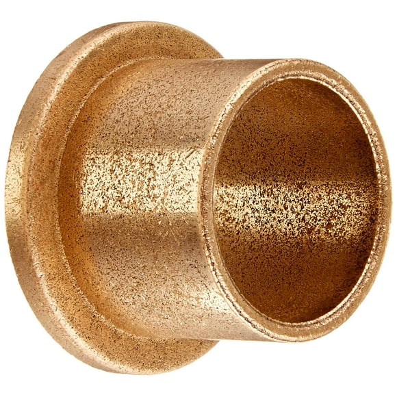 Bunting Bearings EXEF121412 Extra Lubricant with PTFE, Flange Bearing, Powdered Metal, SAE 841 3/4 " Bore x 7/8 " OD x 3/4 " Length 1 1/8 " Flange OD x 1/8 " Flange Thickness (3 Pack)
