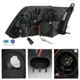 thumbnail image 2 of AKKON - Fit 2009-2018 Dodge Ram 1500 2500 3500 Black DRL LED Switchback Turn Signal Projector Headlight [w/LED Low Beam], 2 of 7