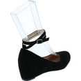 thumbnail image 5 of Chase & Chloe Womens BOBBY-12 Round Toe Med Low Heel Wedge Pump, 5 of 7
