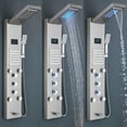 thumbnail image 4 of Shower Panel Tower System LED Brushed Rain&Waterfall Massage Jet Sprayer Tap, 4 of 14