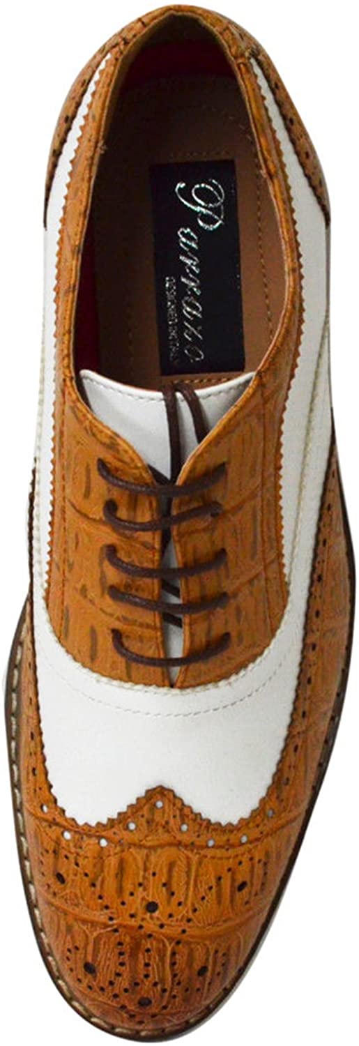 Men's Dress Shoes Wingtip Lace Up Brogue Oxfords Casual - image 3 of 4
